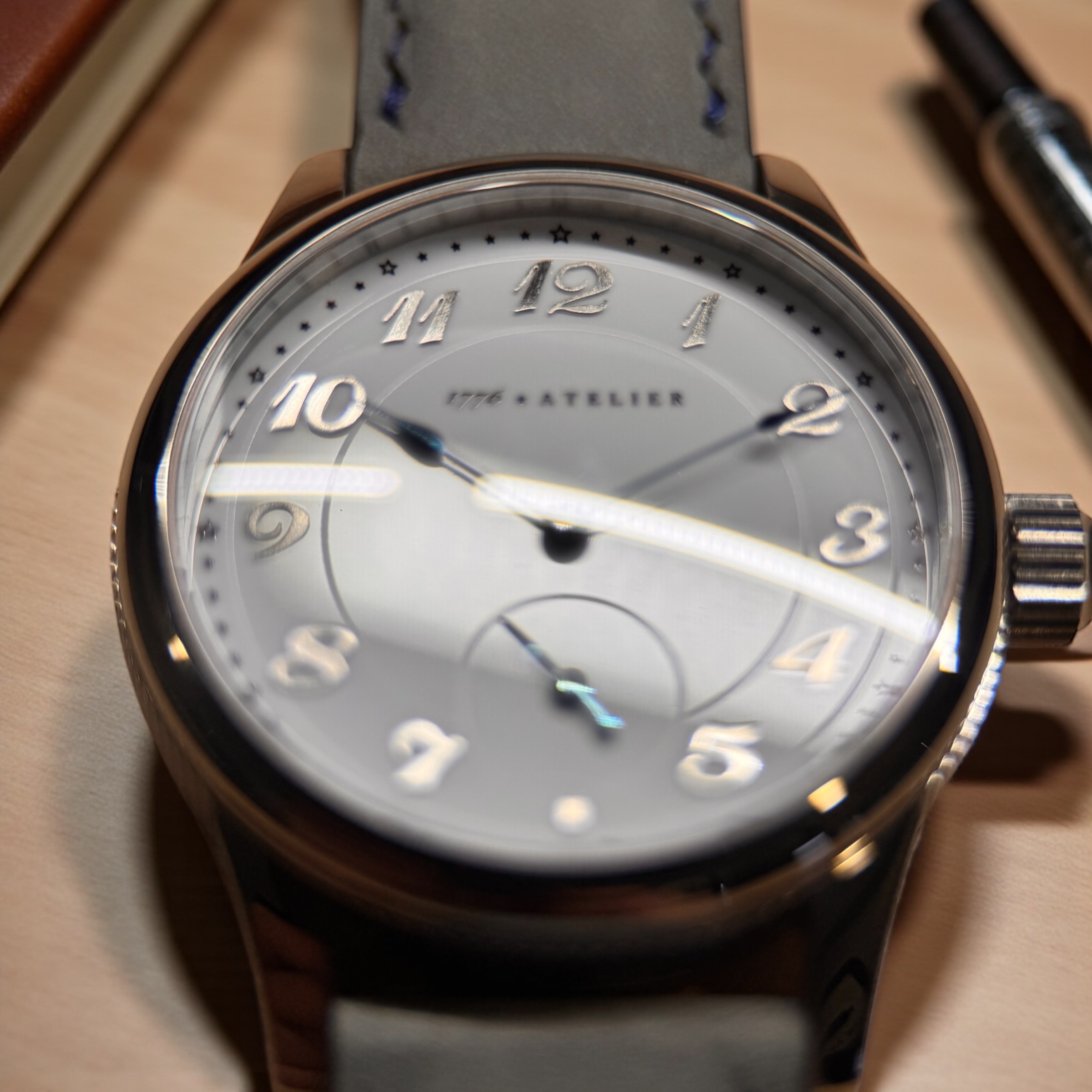 Precision laser engraved dial